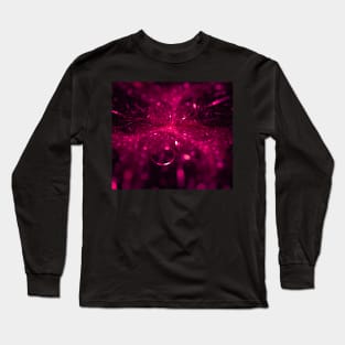 Digital Design - Pink Floral Long Sleeve T-Shirt